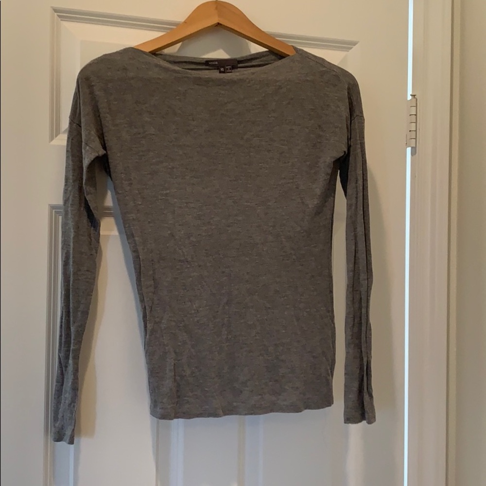Vince long sleeve grey shirt - xs